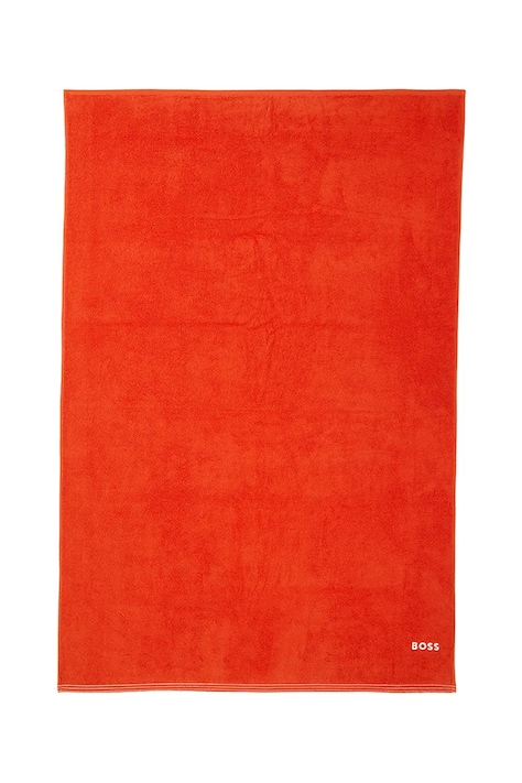 BOSS prosop mare de bumbac EDGE Spice 100 x 150 cm culoarea roșu, 1063679