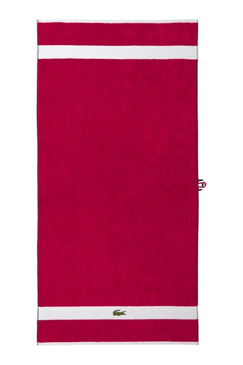 Lacoste prosop mediu din bumbac LCASUAL Bigarreau 70 x 140 cm culoarea violet, 1063378