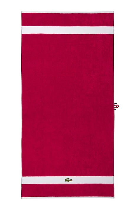 Lacoste prosop mediu din bumbac LCASUAL Bigarreau 70 x 140 cm culoarea violet, 1063378