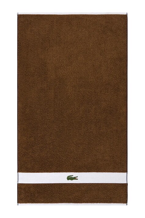 Lacoste prosop mediu din bumbac LCASUAL Pecan 70 x 140 cm culoarea maro, 1067408