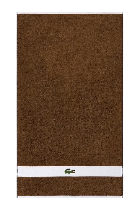 Lacoste prosop mic de bumbac LCASUAL Pecan 55 x 100 cm culoarea maro, 1067409
