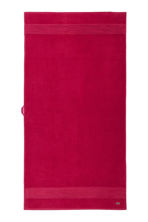 Lacoste średni ręcznik bawełniany LLECROCO Bigarreau 70 x 140 cm kolor fioletowy 1062366