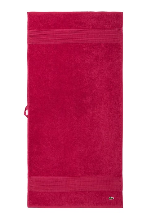 Lacoste mały ręcznik bawełniany LLECROCO Bigarreau 50 x 100 cm kolor fioletowy 1062365