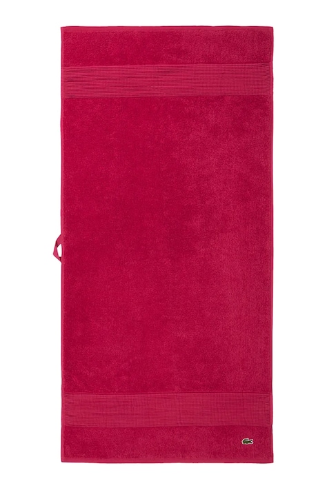 Lacoste mały ręcznik bawełniany LLECROCO Bigarreau 50 x 100 cm kolor fioletowy 1062365