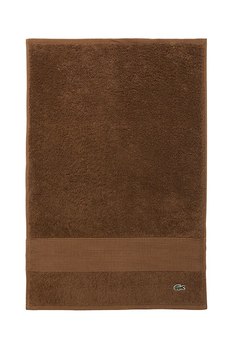 Lacoste mały ręcznik bawełniany LLECROCO Pecan 40 x 60 cm kolor brązowy 1062370