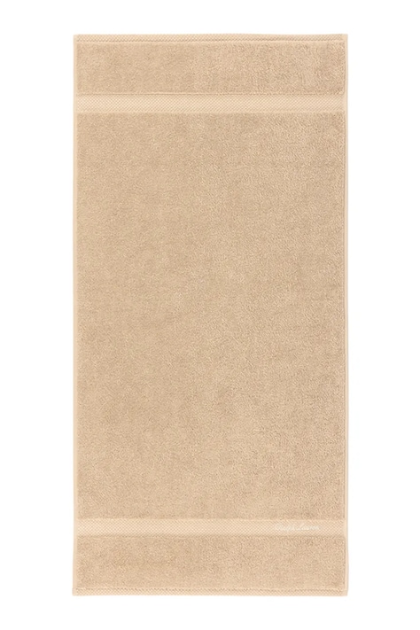 Ralph Lauren mały ręcznik bawełniany DULANEY Linen 50 x 100 cm kolor beżowy 1062961