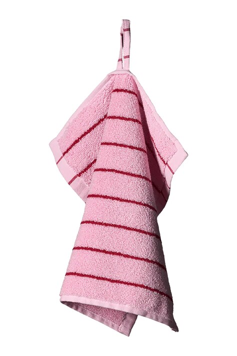 Bongusta mały ręcznik bawełniany Naram 30 x 30 cm kolor różowy BON99.009