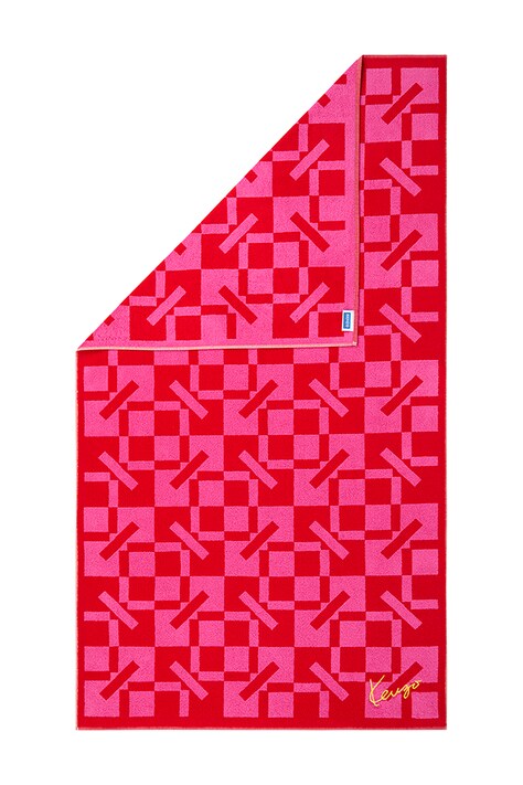 Kenzo Ręcznik średni bawełniany KMONOGRA Rouge 90 x 160 cm 1073328