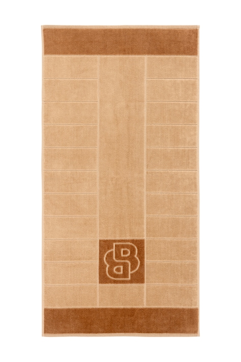 BOSS Ręcznik mały bawełniany DOUBLEB Beige 50 x 100 cm 1072574