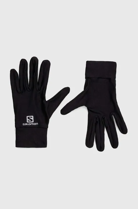 Salomon gloves black color