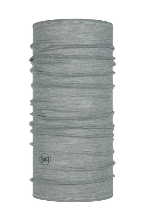 Šál komín Buff dámsky, šedá farba, jednofarebný