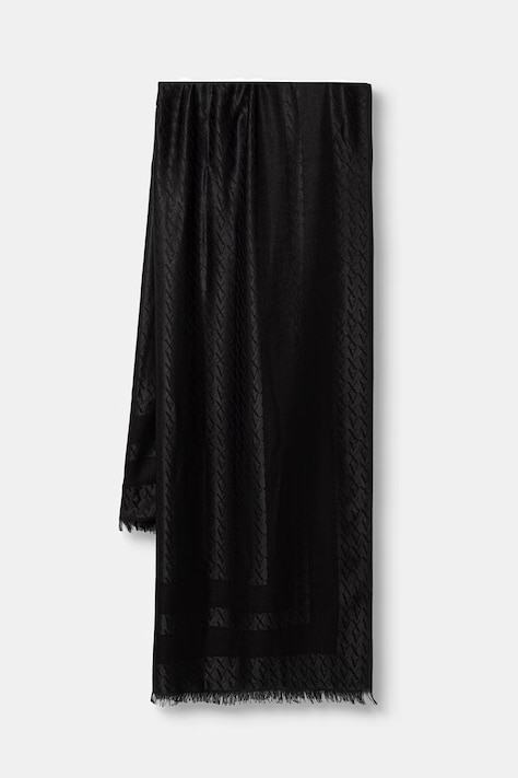 Armani Exchange зимен шал дамски от вискоза черен XW001408 AF16977