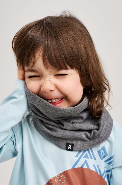 Reima komin dziecięcy Aarni kolor szary gładki 5300015C