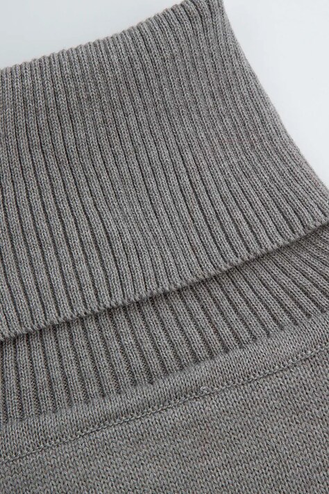 Coccodrillo komin dziecięcy kolor szary gładki BASIC ACCESSORIES