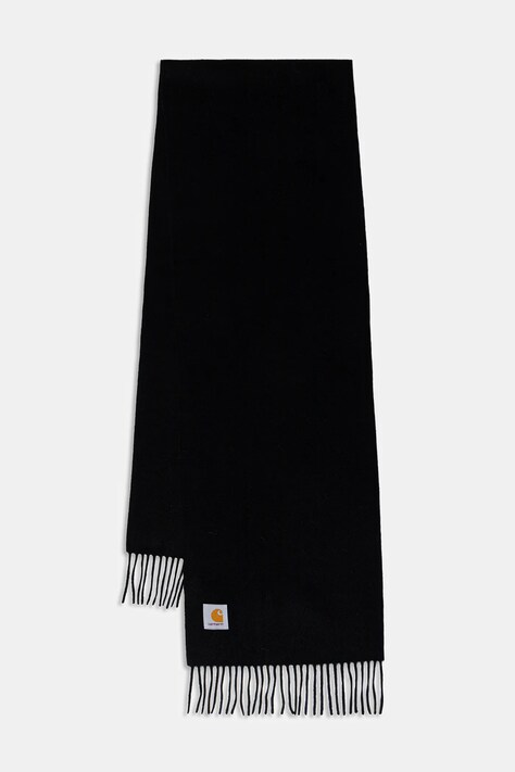Carhartt WIP wool scarf Clan black color