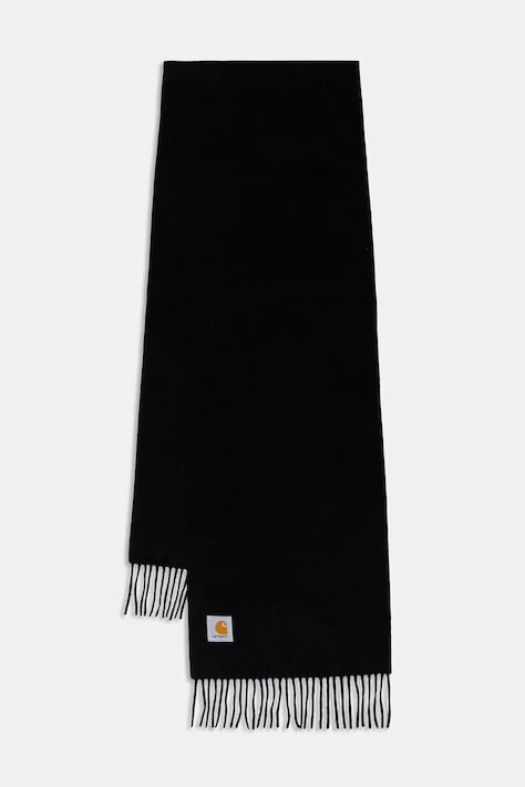 Carhartt WIP wool scarf Clan black color