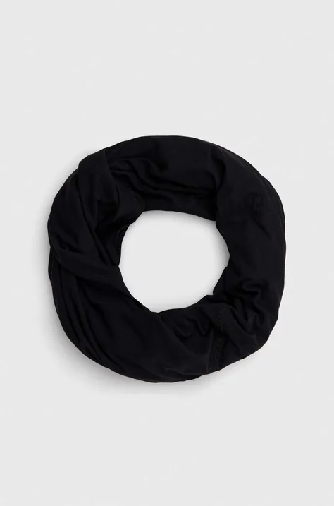 Šál komín Nike čierna farba, jednofarebný