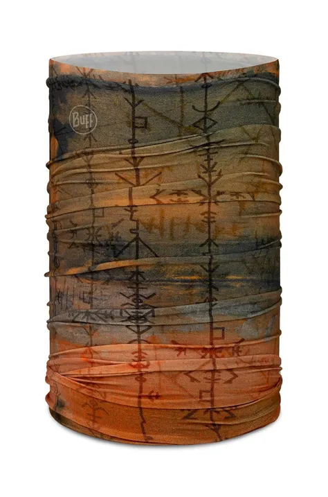 Buff komin Original EcoStretch kolor pomarańczowy wzorzysty