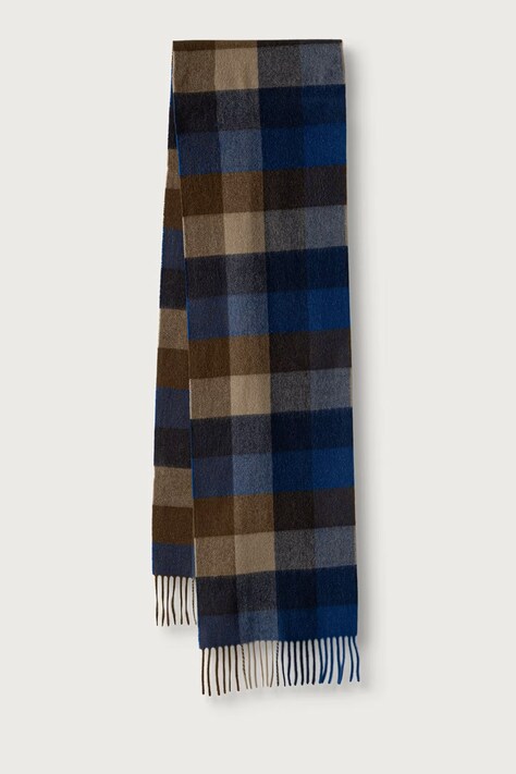 Barbour Szalik wełniany granatowy USC0005