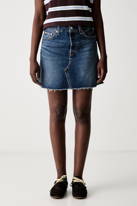 Levi's Φούστα pencil DECONSTRUCTED H1'26 μπλε απλή 005LW