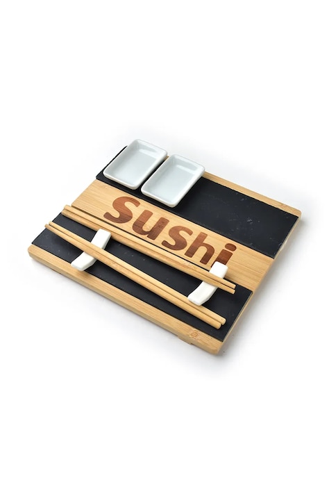 Σετ σούσι για 2 άτομα. Affek Design Sushi χρώμα: καφέ, 0