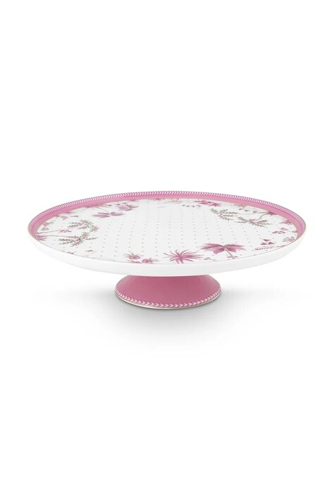 Pip Studio platou Jolie Dots culoarea alb