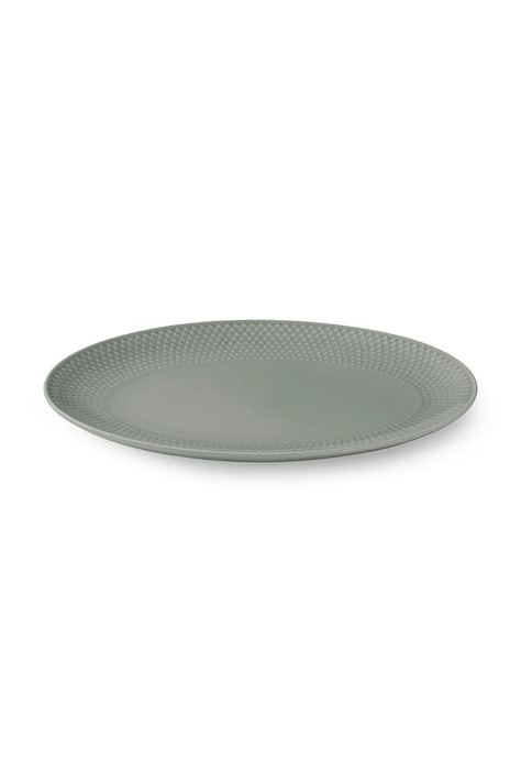 Πιάτο σερβιρίσματος Rosendahl Rhombe 28,5 x 21,5 cm χρώμα: πράσινο
