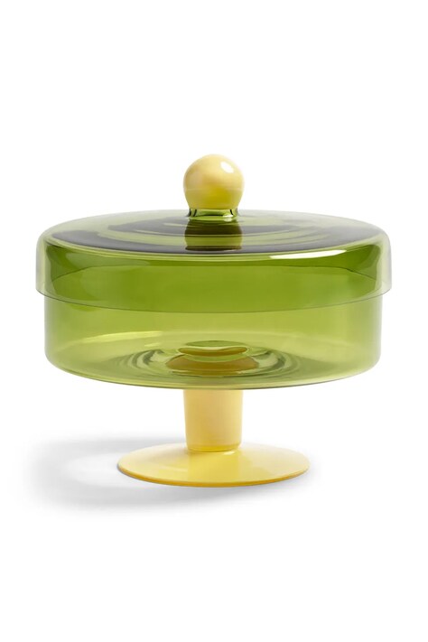Βάση για τούρτες με αμπαζούρ &k amsterdam duo green 1,65 L χρώμα: πολύχρωμο