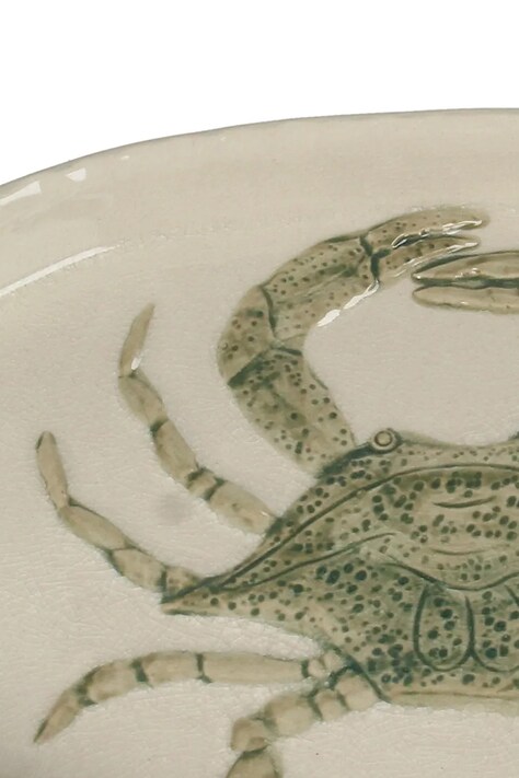 home & lifestyle półmisek do serwowania Crab 2,5 x 18 x 28,8 cm kolor beżowy