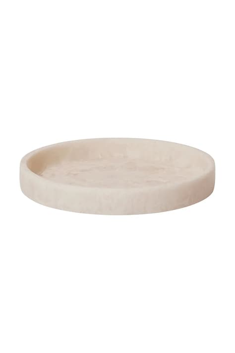 Διακοσμητικός δίσκος ferm LIVING Mist 20 cm χρώμα: μπεζ