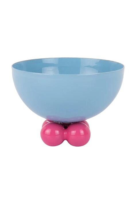 Present Time misa ozdobna Double Funky S/9,5 x 11,5 cm kolor niebieski