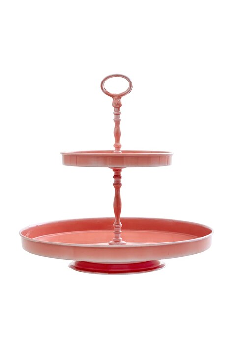 Rice etażerka Étagere 37 cm kolor różowy