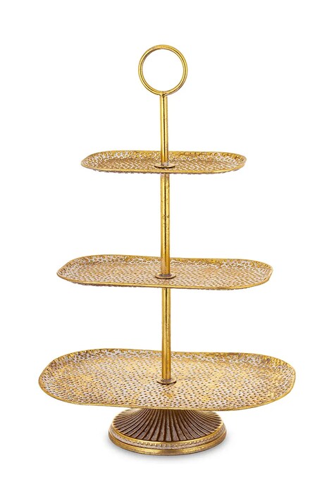 home & lifestyle etażerka 68 x 45 x 28 cm kolor żółty