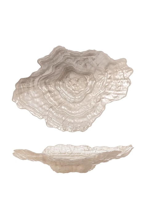 Bloomingville misa ozdobna Aiku 38 x 7 x 29 cm kolor beżowy 82068716