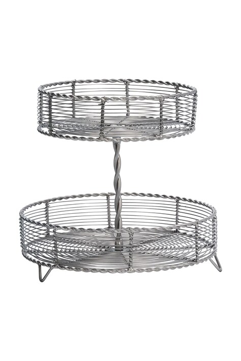 Madam Stoltz etażerka z żelaza 25 x 23 cm 37542ST