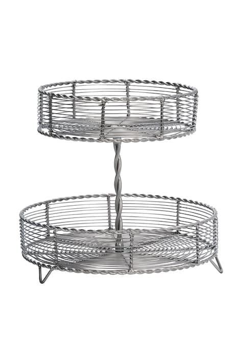 Madam Stoltz etażerka z żelaza 25 x 23 cm 37542ST