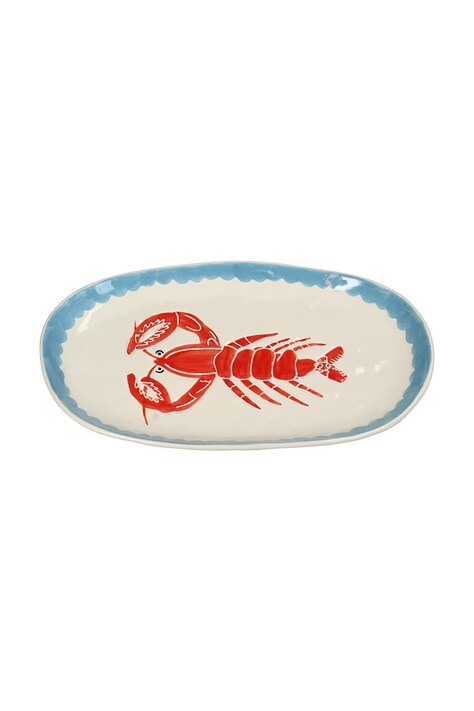Półmisek do serwowania z kamionki 28 x 16 cm KAL-7915