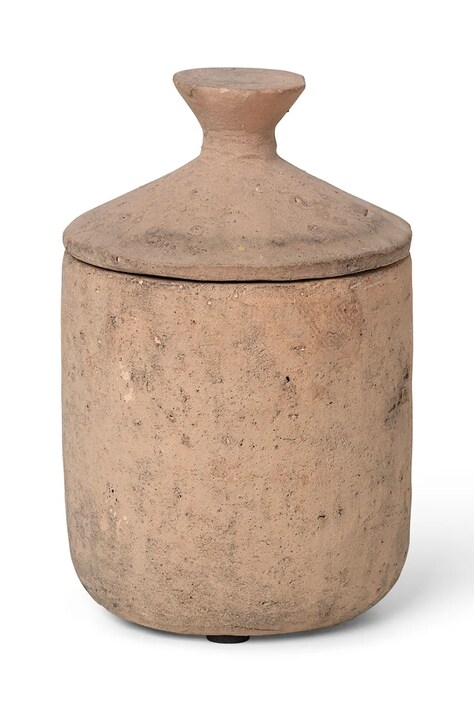 ferm LIVING lumanare parfumata de soia Ura Pale Sienna culoarea bej