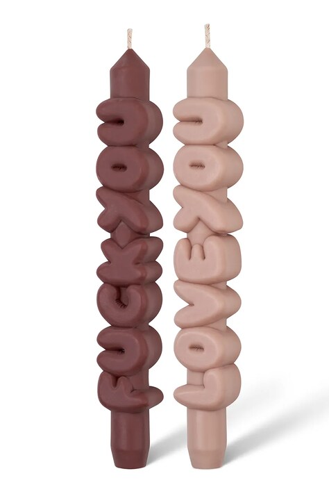 CandleHand zestaw świec Confrontatio 23 cm 2-pack kolor multicolor