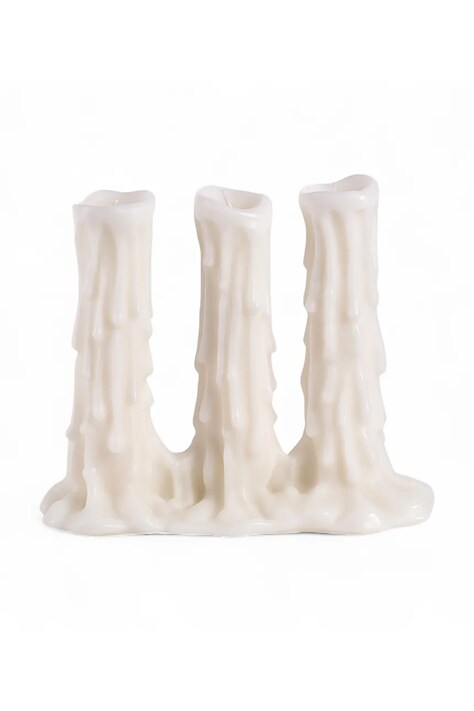 Декоративная свеча Seletti Melt-D 15,8 x 35 cm цвет белый