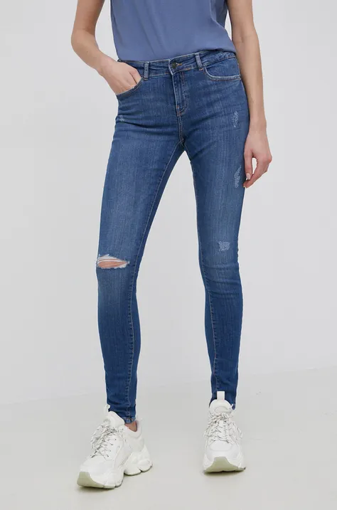 Noisy May jeansy damskie medium waist