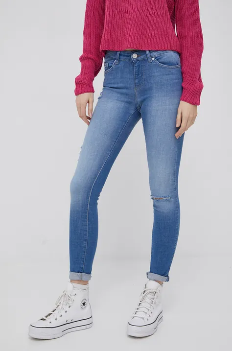 Only jeansy damskie medium waist