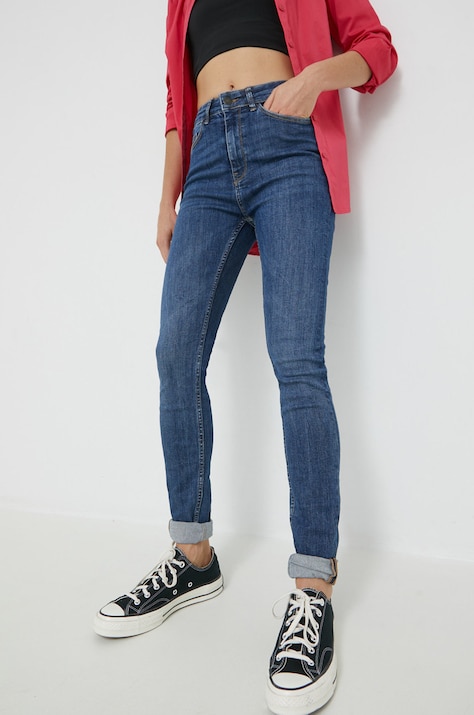 Noisy May jeansy damskie high waist