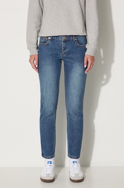 A.P.C. jeans Jean Etroit Court femei COZZK.F09042-INDIGO