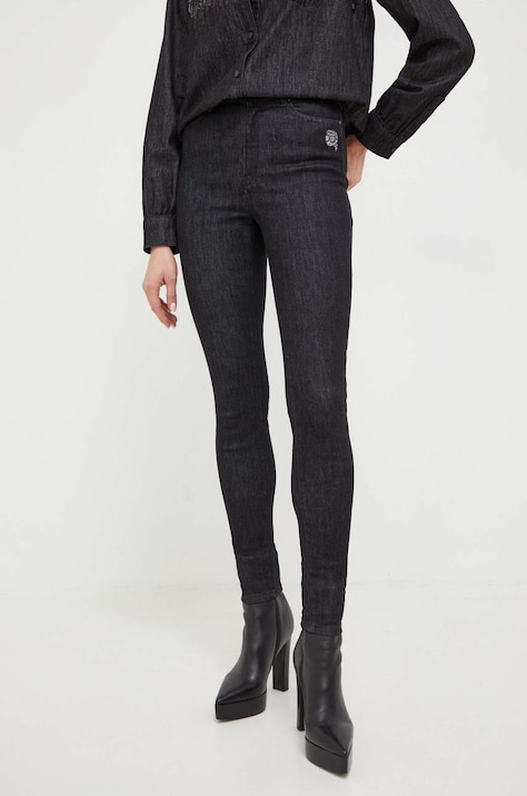 Karl Lagerfeld jeans donna colore nero