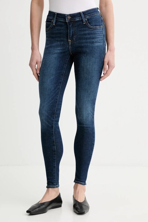 Levi's jeansy 710 SUPER SKINNY damskie kolor granatowy 17778