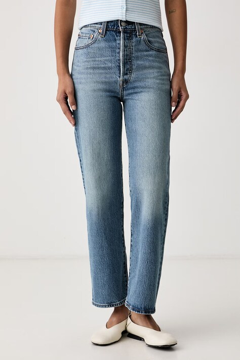 Levi's Slim fit női 722 HIGH RISE SLIM fekete 008MC