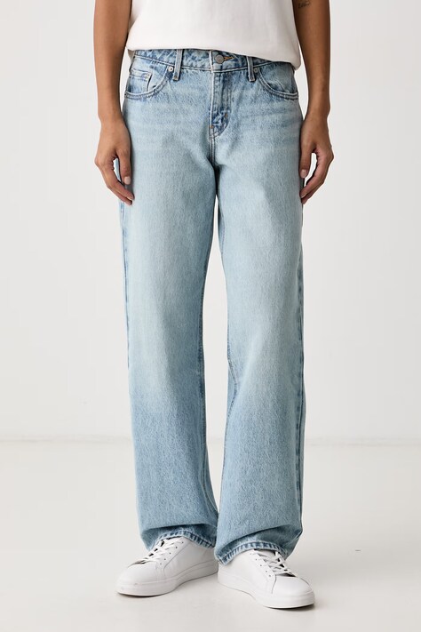 Levi's Egyenes női LOW STRAIGHT kék 0083P