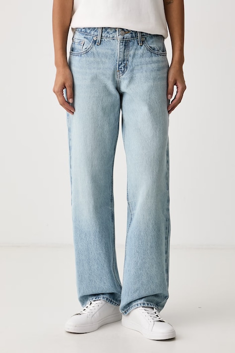 Levi's Egyenes női LOW STRAIGHT kék 0083P