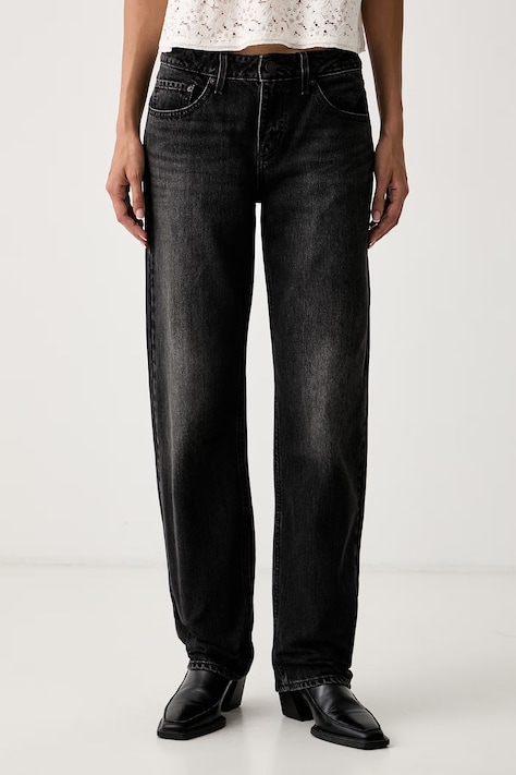 Levi's straight traperice za žene LOW STRAIGHT crne 0083P